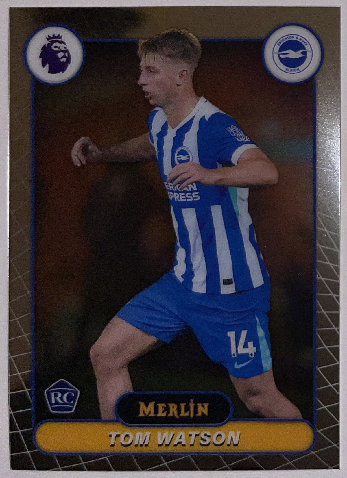 Voorzijde – Tom Watson [42] – Topps Merlin Premier League 2025/26 – Near Mint