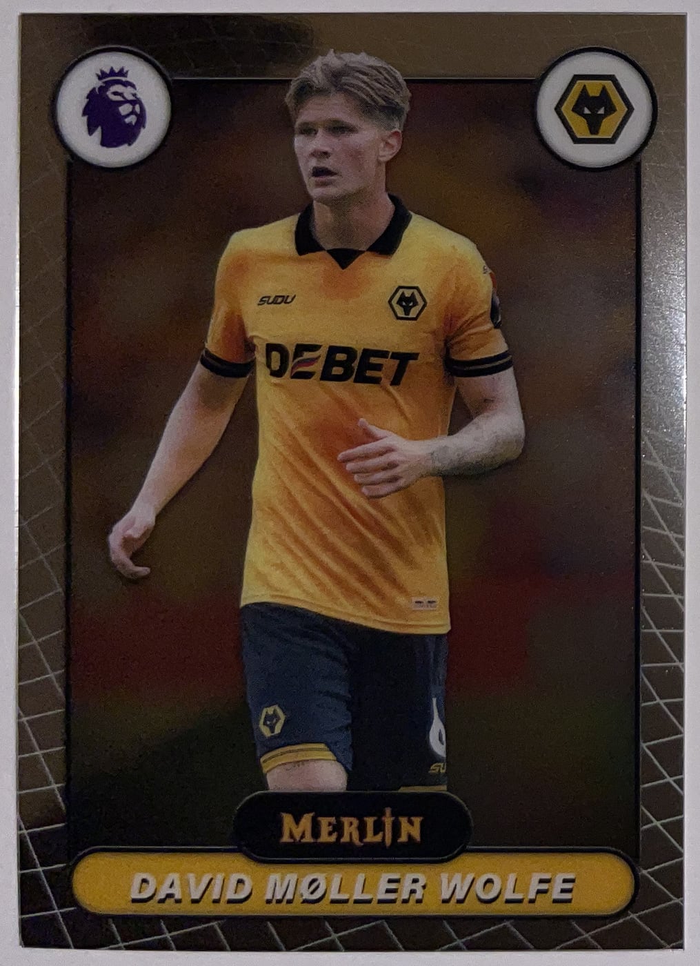 Voorzijde – David Møller Wolfe [198] – Topps Merlin Premier League 2025/26 | Lichcards Hauptbild