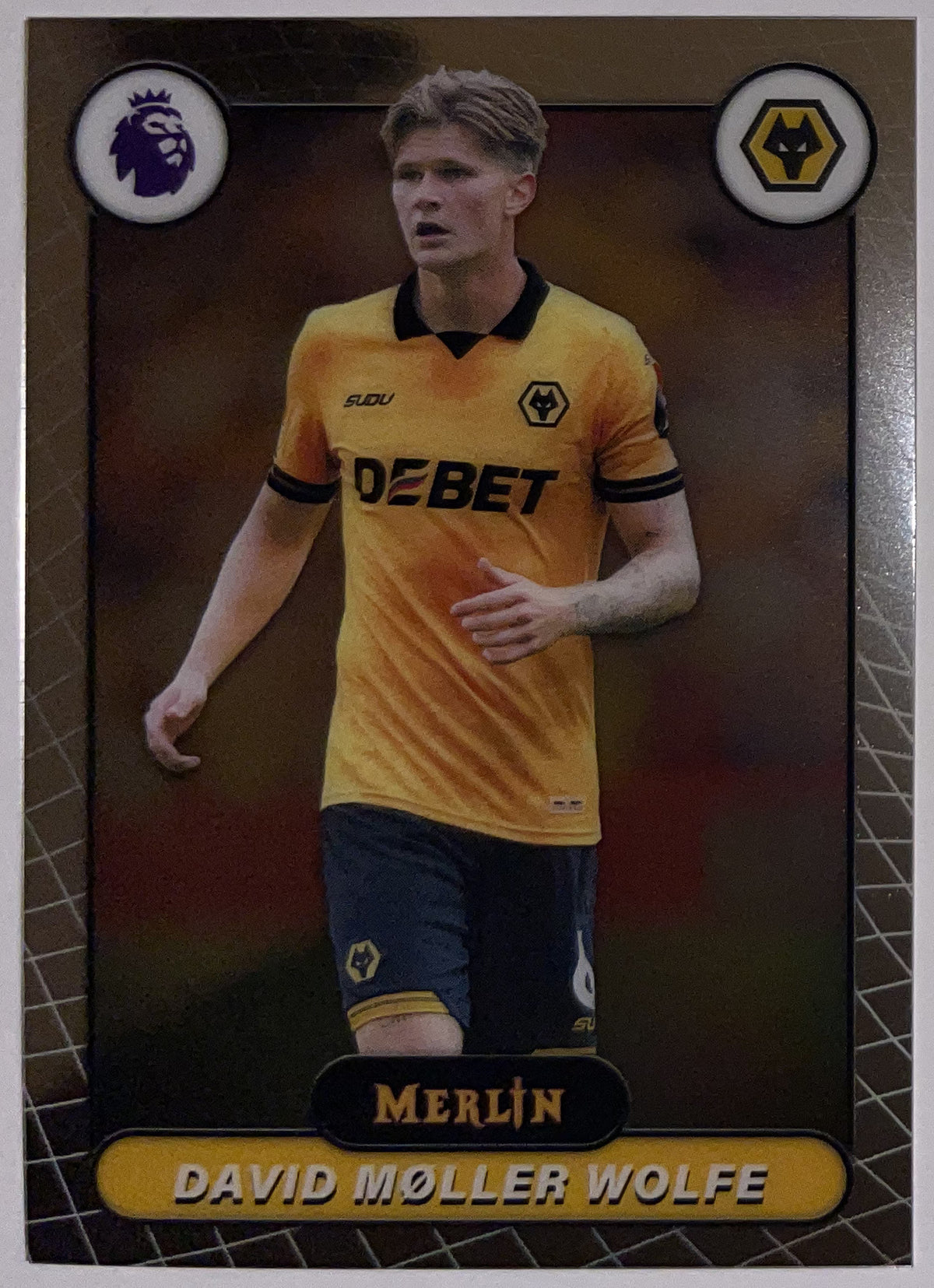 Voorzijde – David Møller Wolfe [198] – Topps Merlin Premier League 2025/26 – Near Mint