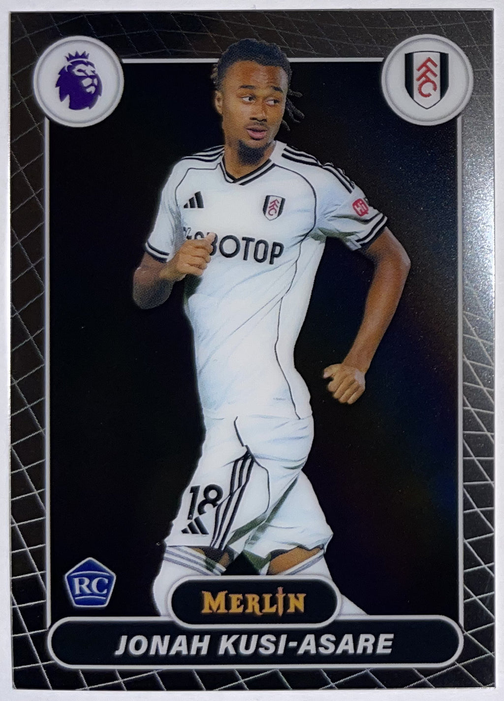 Voorzijde – Jonah Kusi-Asare [94] – Topps Merlin Premier League 2025/26 – Near Mint