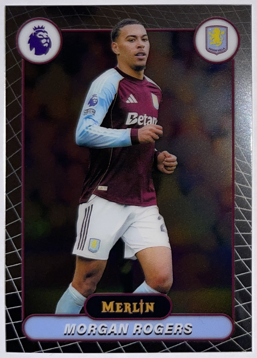 Voorzijde – Morgan Rogers [22] – Topps Merlin Premier League 2025/26 – Near Mint