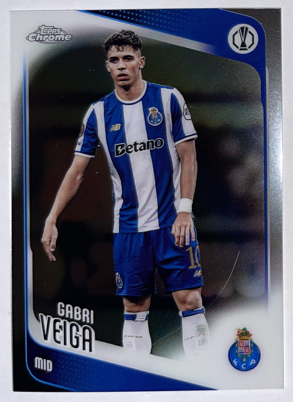Voorzijde – Gabri Veiga [87] – Topps Chrome UEFA Club Competitions 2025/26 – Near Mint