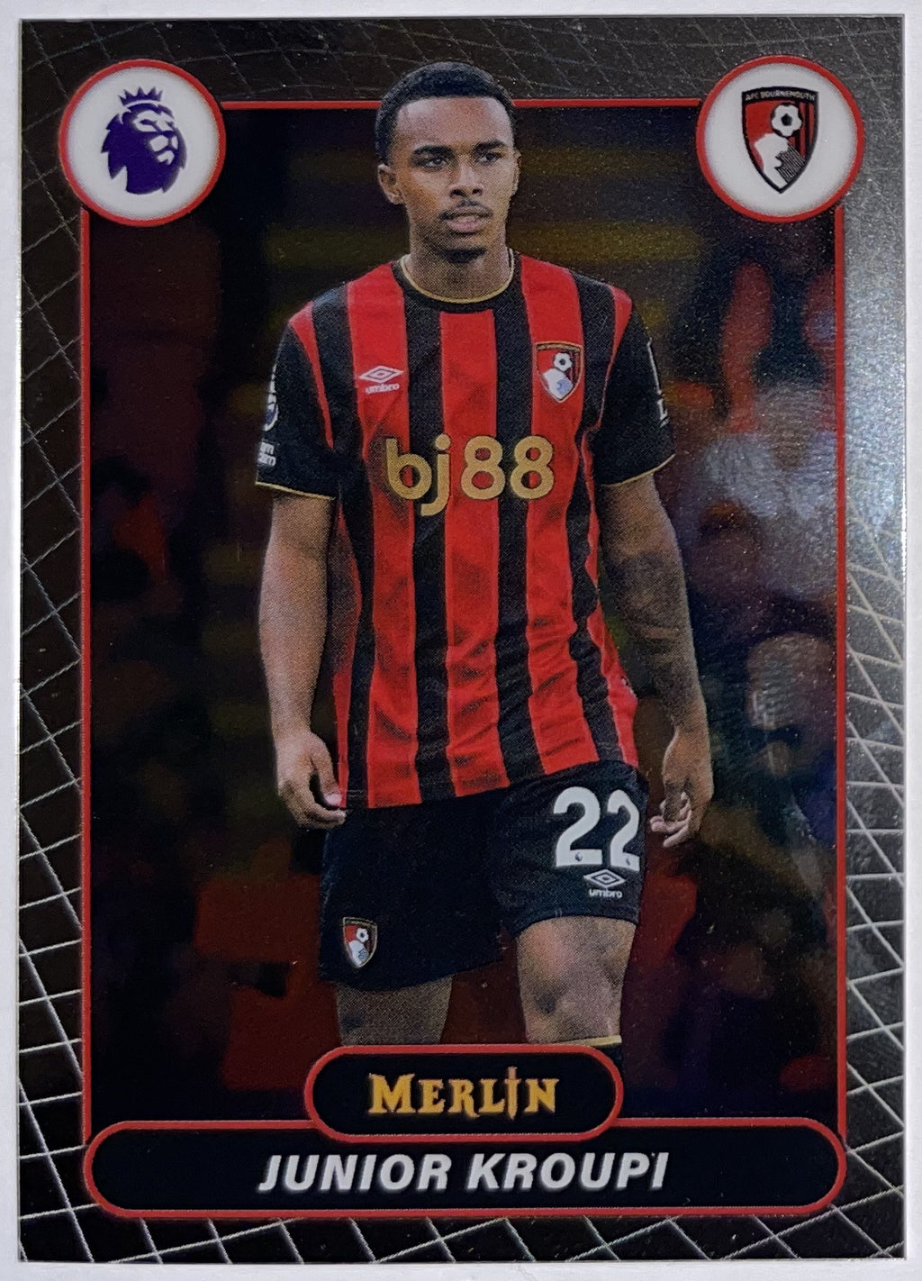 Voorzijde – Junior Kroupi [5] – Topps Merlin Premier League 2025/26 – Near Mint