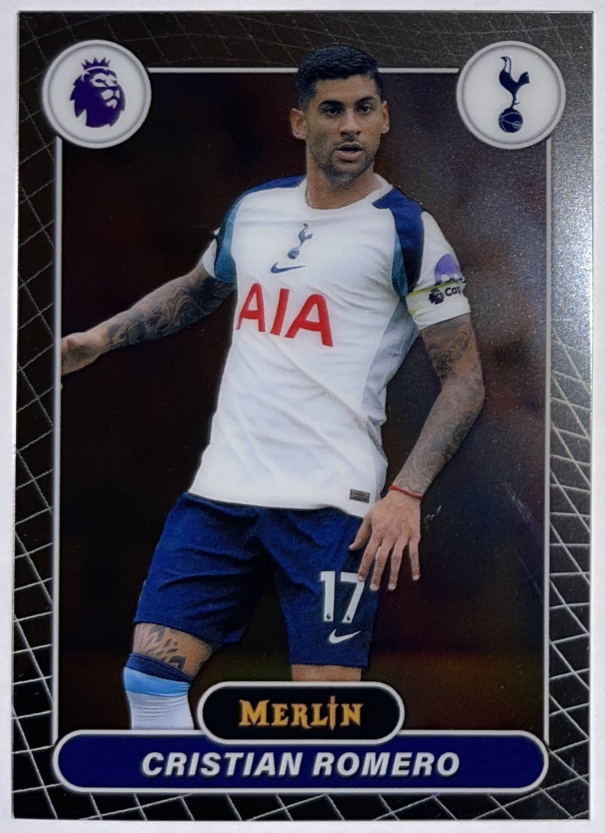 Voorzijde – Cristian Romero [180] – Topps Merlin Premier League 2025/26 – Near Mint