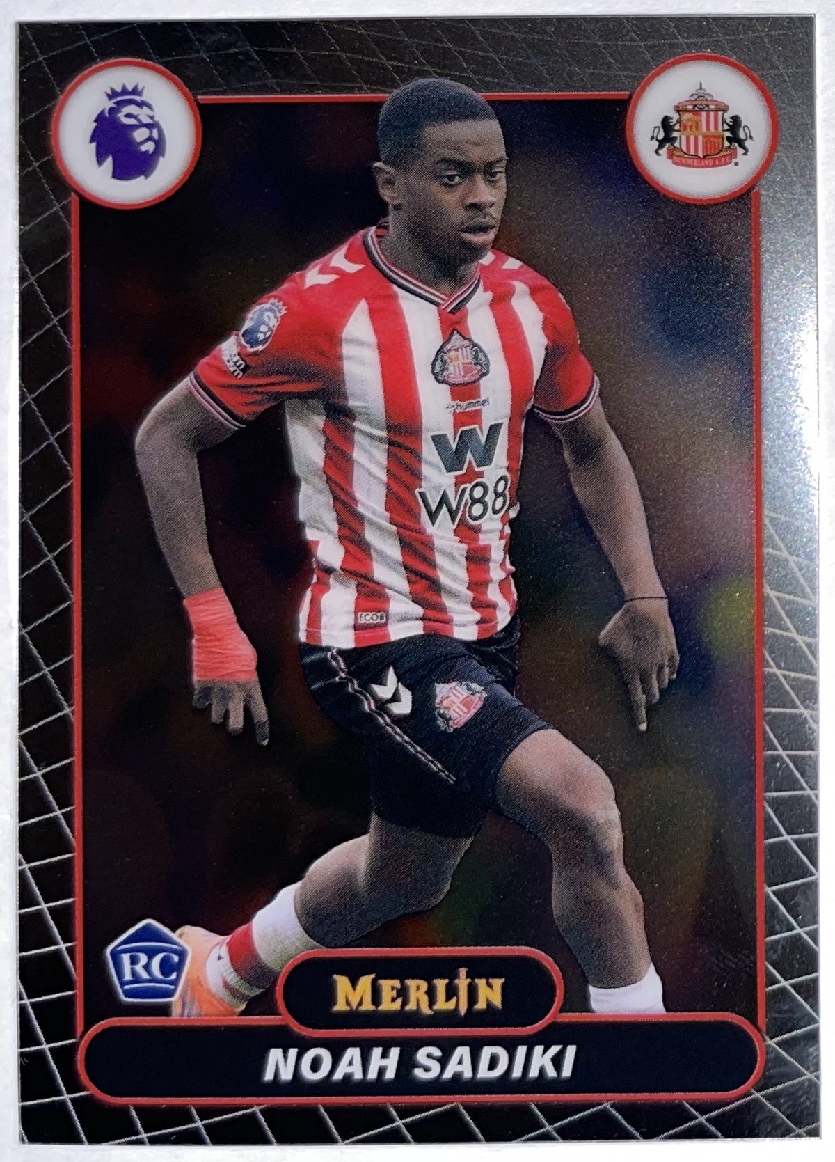 Voorzijde – Noah Sadiki [161] – Topps Merlin Premier League 2025/26 – Near Mint