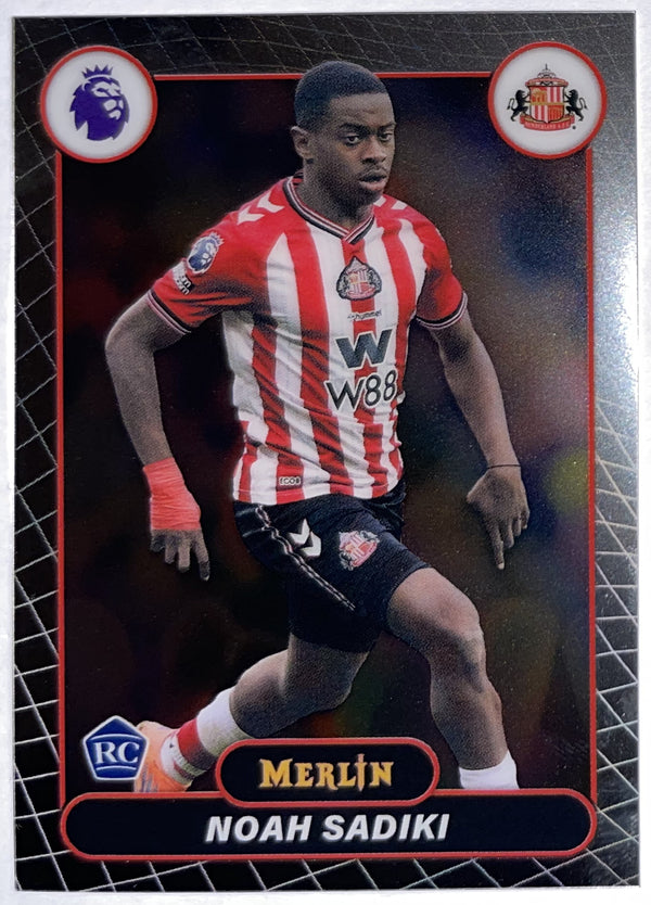 Voorzijde – Noah Sadiki [161] – Topps Merlin Premier League 2025/26 – Near Mint