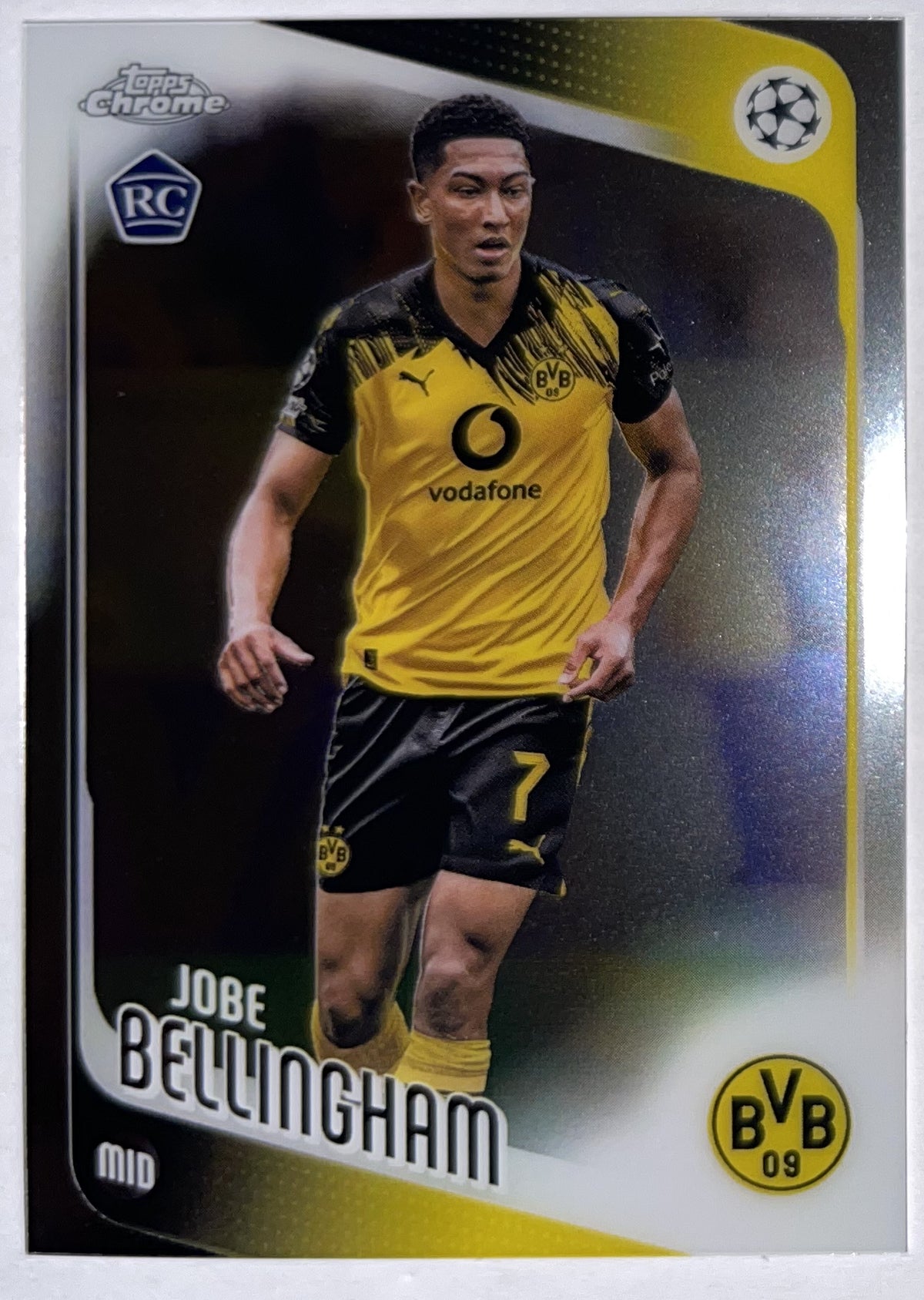 Voorzijde – Jobe Bellingham [5] – Topps Chrome UEFA Club Competitions 2025/26 – Near Mint