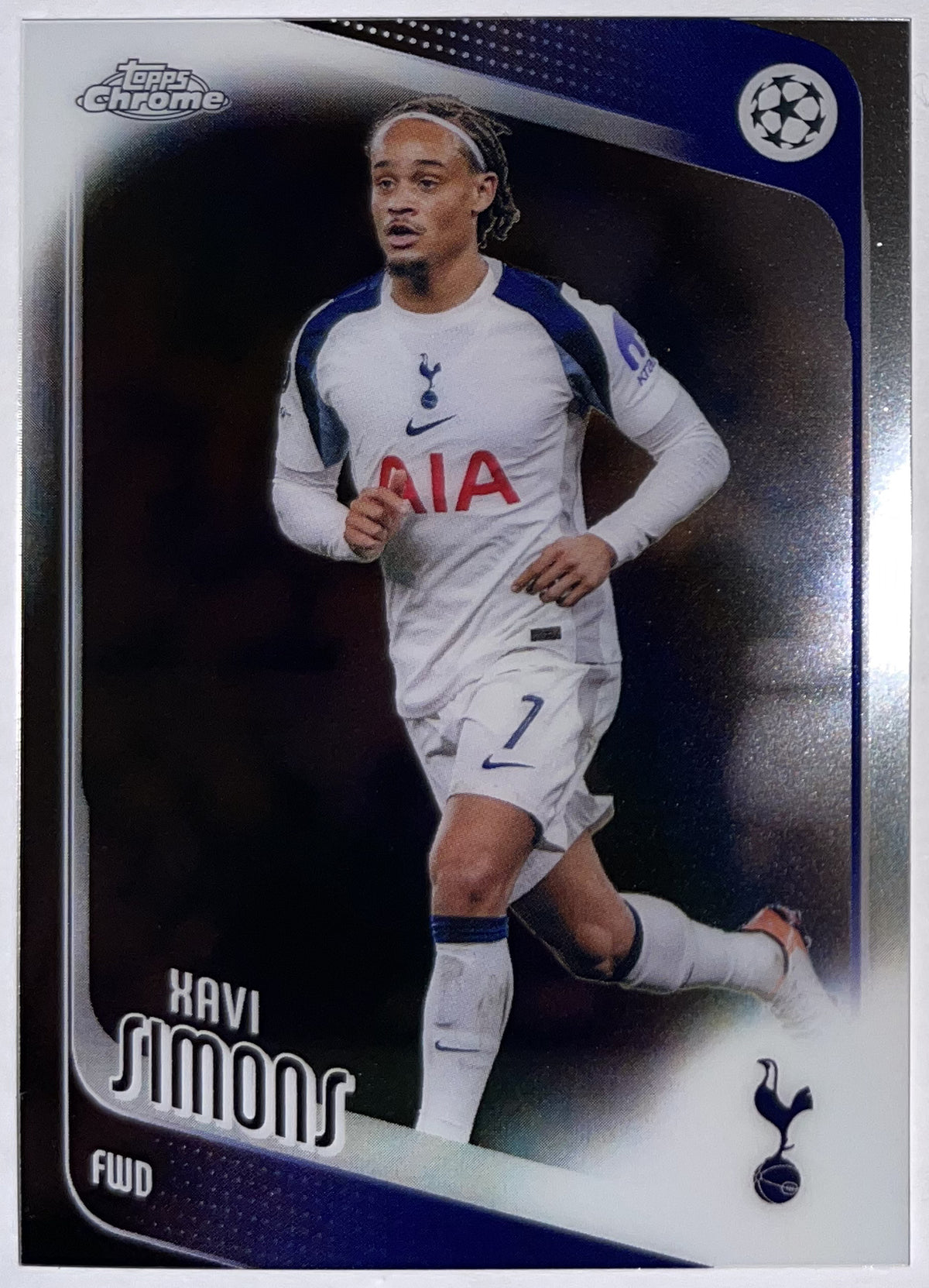 Voorzijde – Xavi Simons [85] – Topps Chrome UEFA Club Competitions 2025/26 – Near Mint
