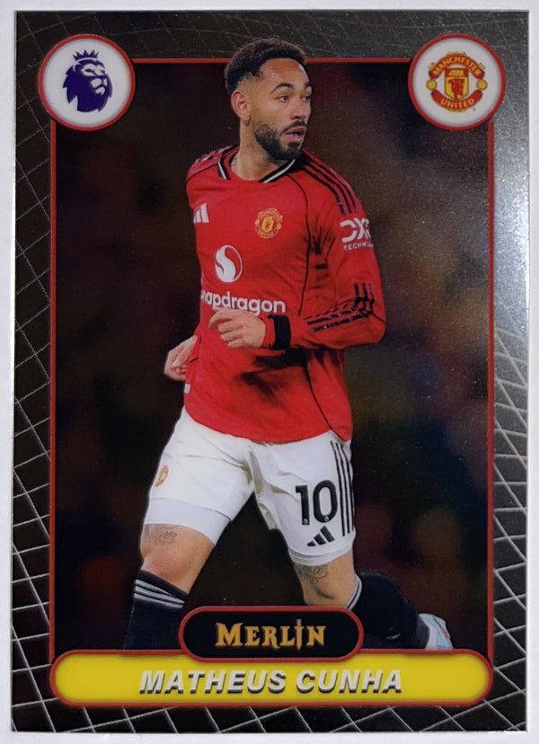 Voorzijde – Matheus Cunha [133] – Topps Merlin Premier League 2025/26 – Near Mint