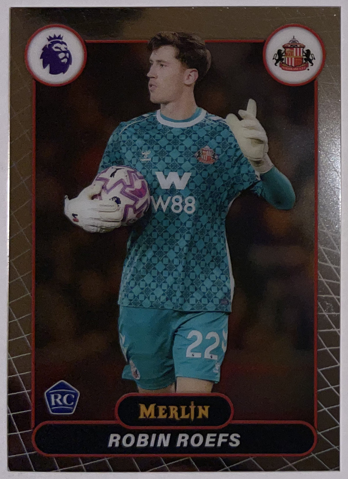 Voorzijde – Robin Roefs [169] – Topps Merlin Premier League 2025/26 – Near Mint