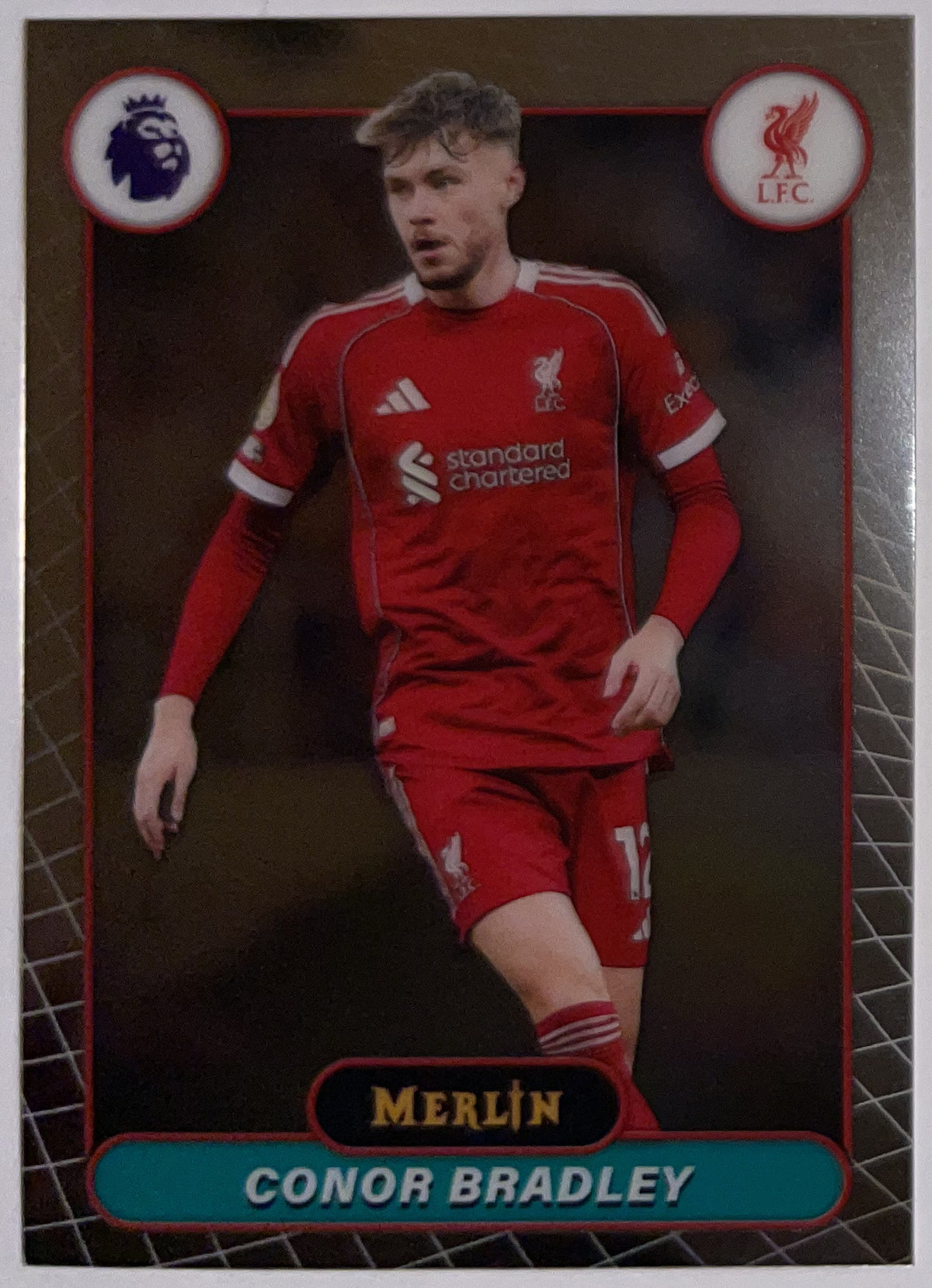 Voorzijde – Conor Bradley [119] – Topps Merlin Premier League 2025/26 – Near Mint