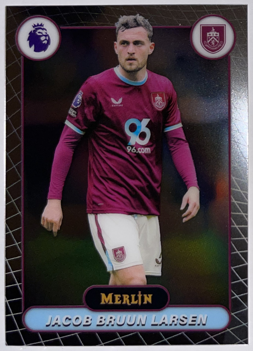 Voorzijde – Jacob Bruun Larsen [58] – Topps Merlin Premier League 2025/26 – Near Mint