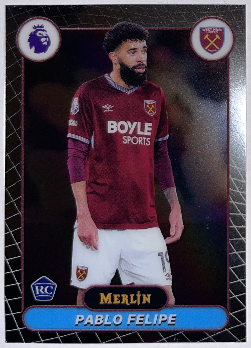 Voorzijde – Pablo Felipe [190] – Topps Merlin Premier League 2025/26 – Near Mint