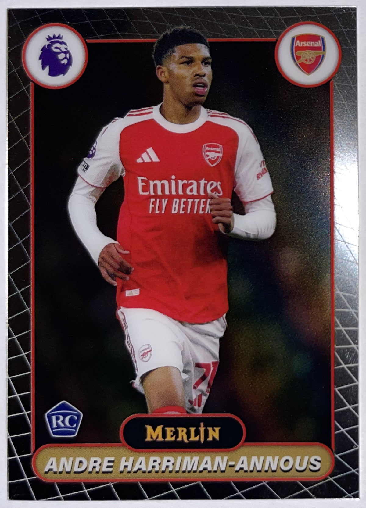 Voorzijde – Andre Harriman-Annous [18] – Topps Merlin Premier League 2025/26 – Near Mint