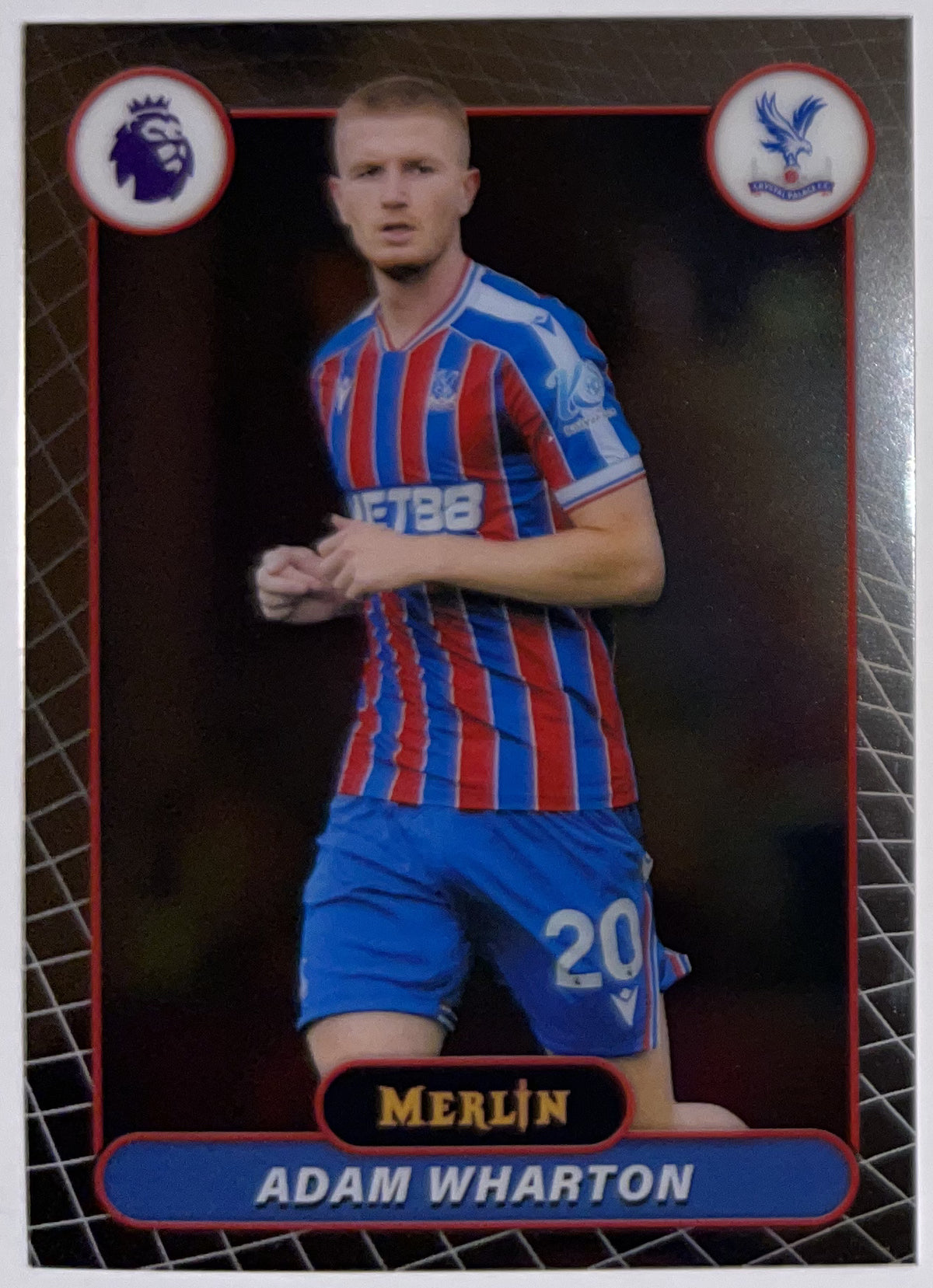 Voorzijde – Adam Wharton [77] – Topps Merlin Premier League 2025/26 – Near Mint Hoofdafbeelding