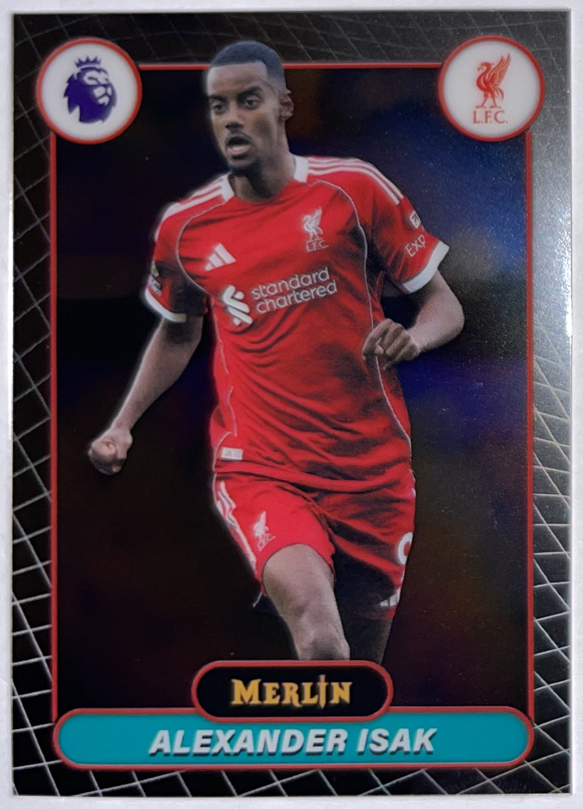 Voorzijde – Alexander Isak [114] – Topps Merlin Premier League 2025/26 – Near Mint Hoofdafbeelding