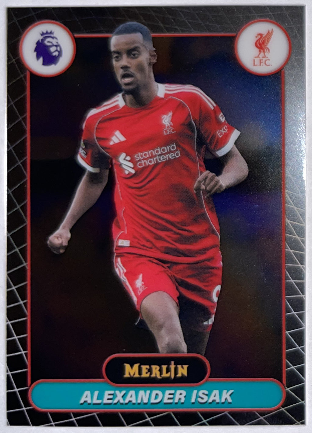 Voorzijde – Alexander Isak [114] – Topps Merlin Premier League 2025/26 – Near Mint