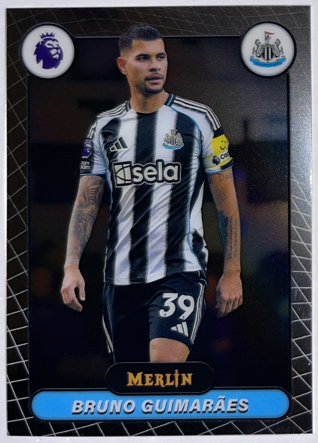 Voorzijde – Bruno Guimarães [141] – Topps Merlin Premier League 2025/26 – Near Mint