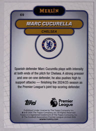 Achterzijde – Marc Cucurella [69] – Topps Merlin Premier League 2025/26 | Lichcards