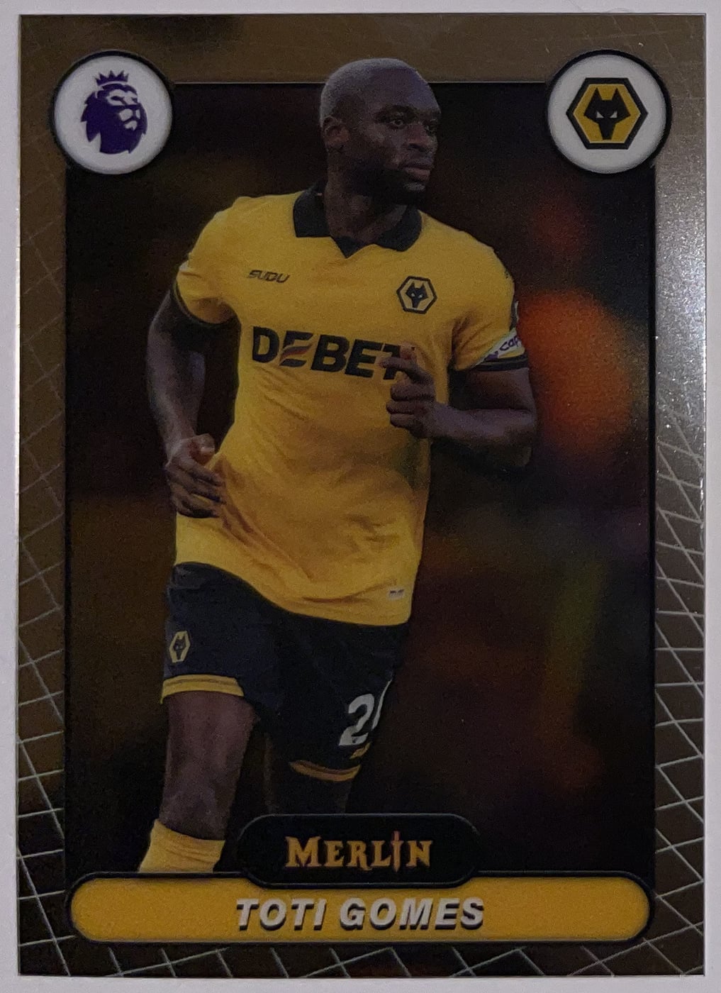 Voorzijde – Toti Gomes [195] – Topps Merlin Premier League 2025/26 | Lichcards Imagen principal del producto