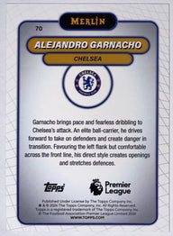 Achterzijde – Alejandro Garnacho [70] – Topps Merlin Premier League 2025/26 | Lichcards