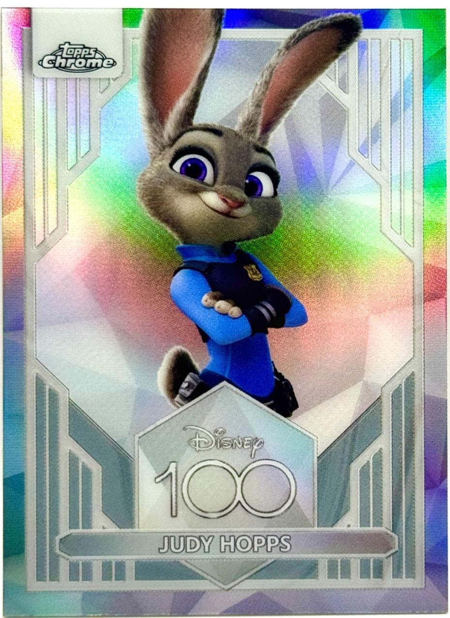 Judy Hopps #17 Refractor - 2023 Topps Chrome Disney 100 kaart Hauptbild
