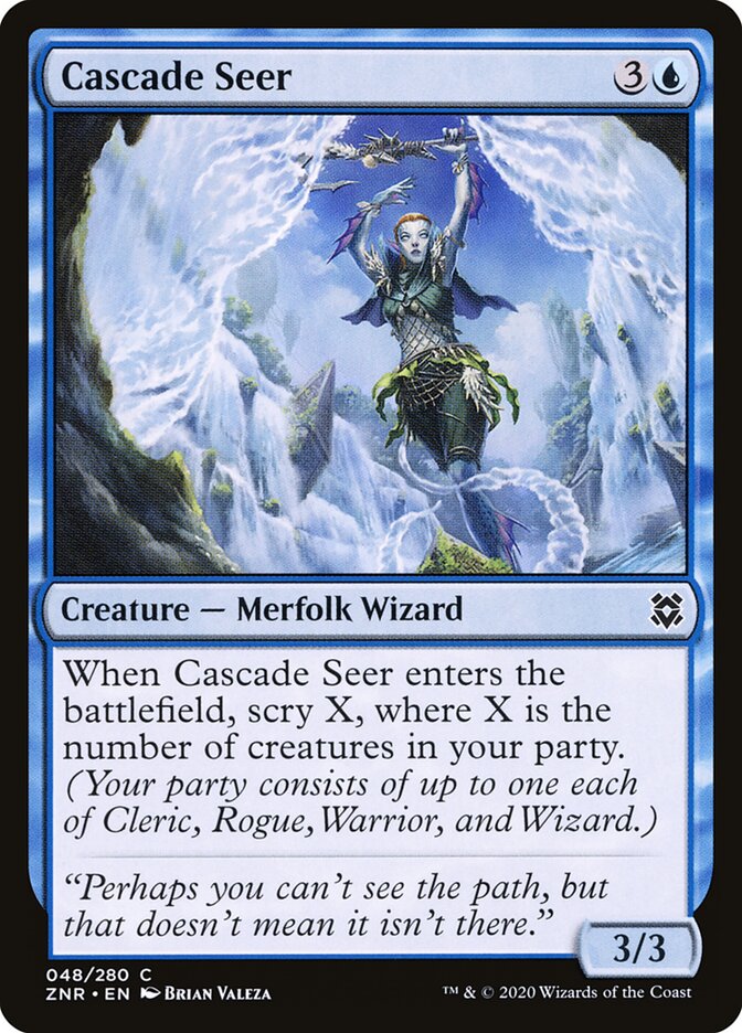 Cascade Seer - Zendikar Rising (Common) [ZNR-48]