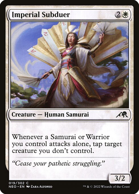 Imperial Subduer – Kamigawa: Neon Dynasty (NEO-19) Magic: The Gathering card Hauptbild