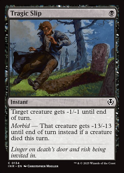 Tragic Slip – Innistrad Remastered (INR-134) Magic: The Gathering card | LC-REM-20260804-15340137611596-132ccc20-cb42-4474-b747-7e41a661060e Image principale du produit