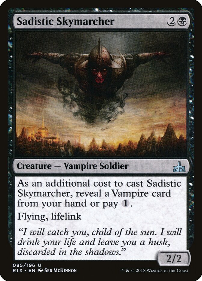 Sadistic Skymarcher - Rivals of Ixalan (Uncommon) [RIX-85]
