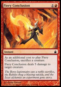 Fiery Conclusion - Ravnica: City of Guilds (Common) [RAV-122] Main image