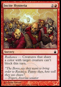 Incite Hysteria - Ravnica: City of Guilds (Common) [RAV-132] Main image
