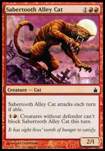 Sabertooth Alley Cat - Ravnica: City of Guilds (Common) [RAV-140] Main image