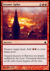 Seismic Spike - Ravnica: City of Guilds (Common) [RAV-141] Image principale du produit
