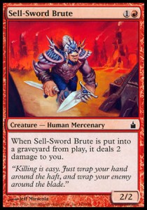 Sell-Sword Brute - Ravnica: City of Guilds (Common) [RAV-142] Image principale du produit