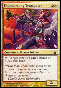 Thundersong Trumpeter - Ravnica: City of Guilds (Common) [RAV-235] Image principale du produit