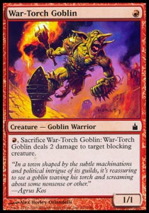 War-Torch Goblin - Ravnica: City of Guilds (Common) [RAV-151]