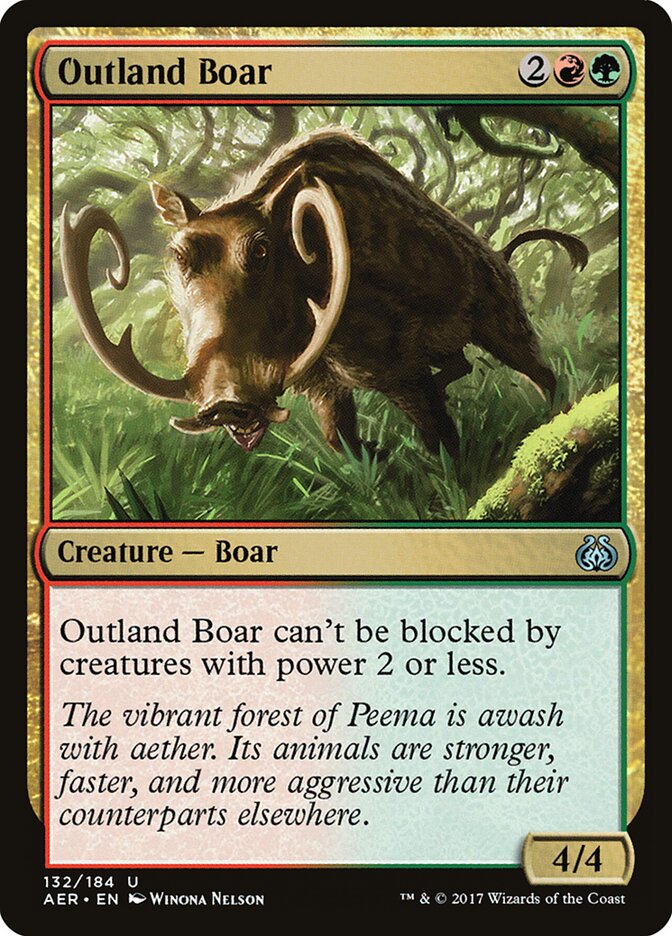Outland Boar - Aether Revolt (Uncommon) [AER-132] Imagen principal del producto
