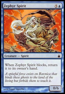 Zephyr Spirit - Ravnica: City of Guilds (Common) [RAV-76] Image principale du produit
