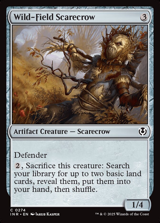 Magic-kaart Wild-Field Scarecrow INR-274 uit Innistrad Remastered (Common)