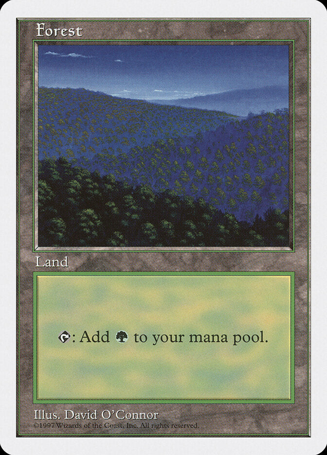 Magic-kaart Forest 5ED-447 uit Fifth Edition (Land) Hoofdafbeelding