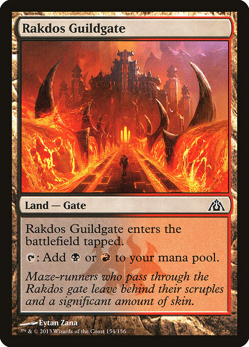 Rakdos Guildgate – Dragon's Maze (DGM-154) Magic: The Gathering card