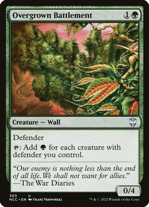 Overgrown Battlement – New Capenna Commander (NCC-303) Magic: The Gathering card | LC-REM-20260804-15681709637964-137852ce-3699-4dd0-8ead-9b267e9bb900