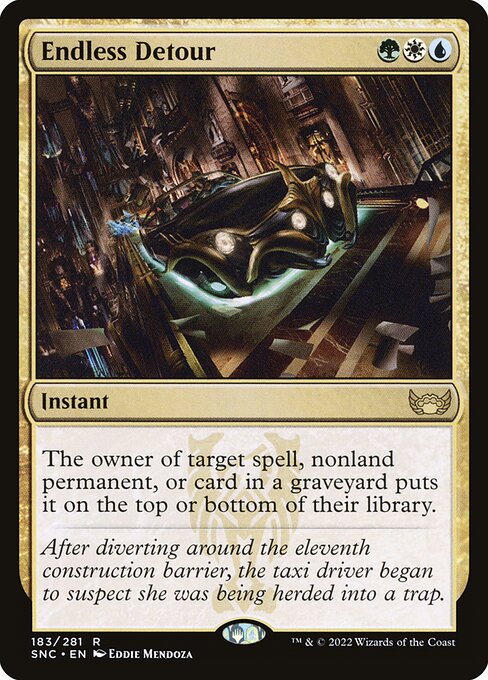 Endless Detour – Streets of New Capenna (SNC-183) Magic: The Gathering card | LC-REM-20260804-15339555127628-13798c8c-1aa5-4f95-979b-b971e73d715f Image principale du produit