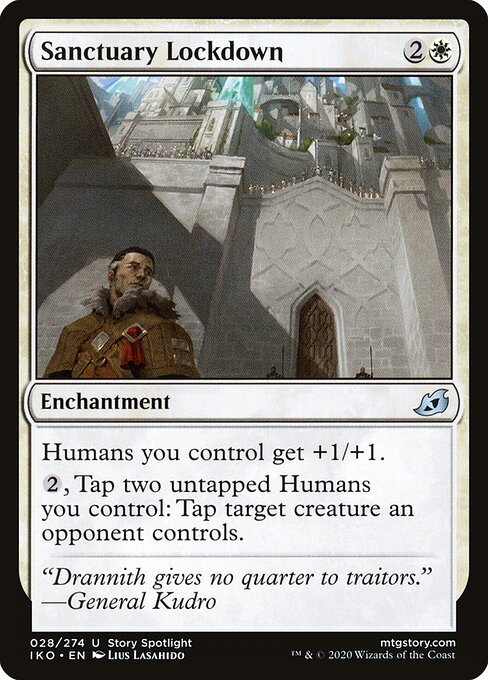 Sanctuary Lockdown – Ikoria: Lair of Behemoths (IKO-28) Magic: The Gathering card