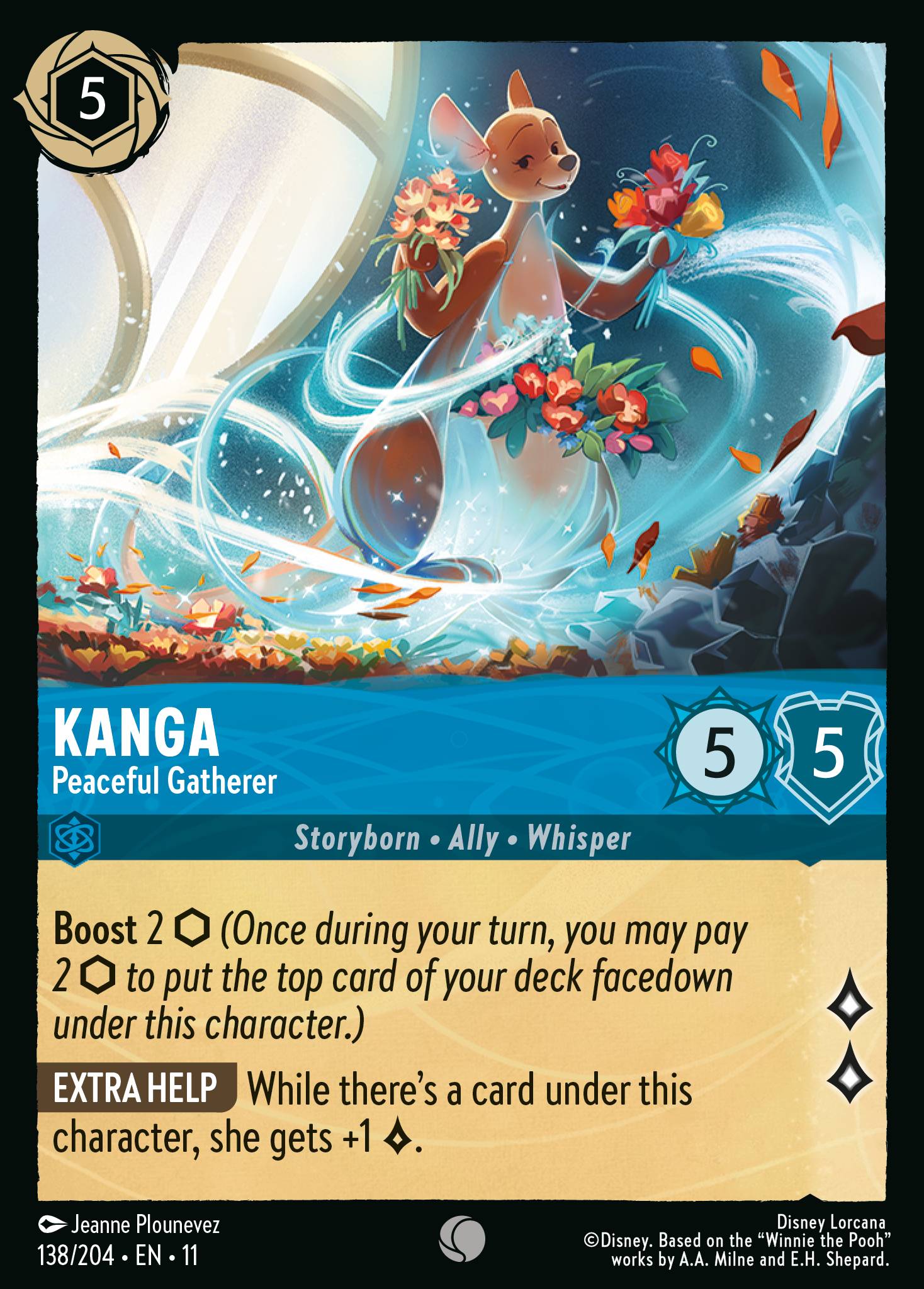 Kanga - Peaceful Gatherer — Winterspell (11WSP-138) Disney Lorcana card