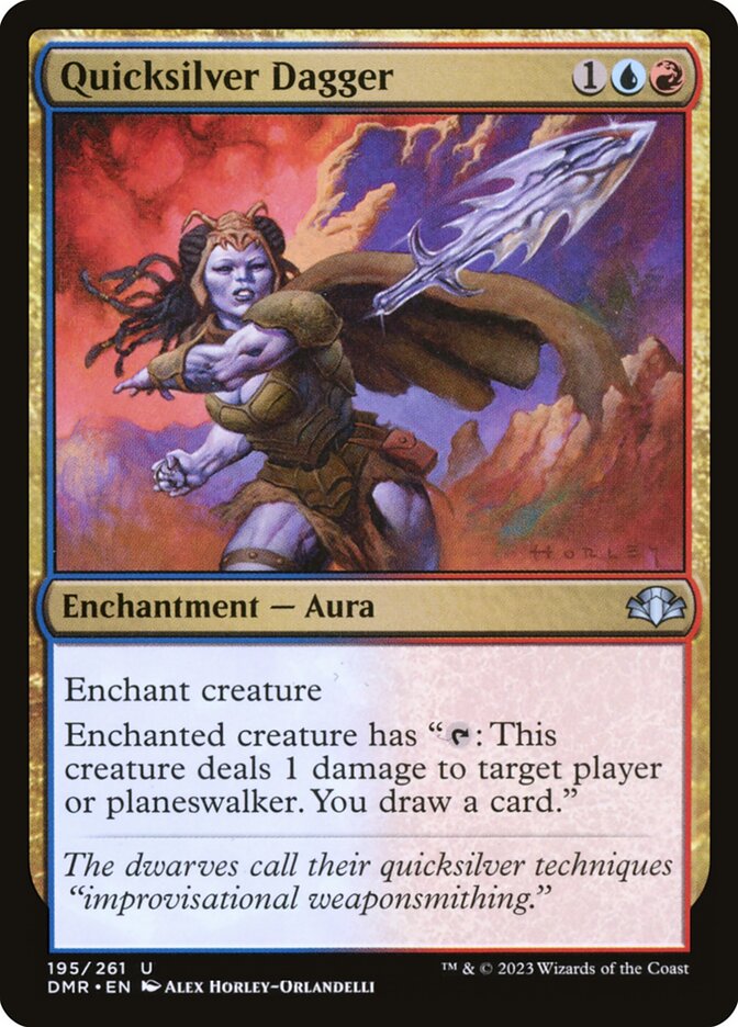 Quicksilver Dagger - Dominaria Remastered (Uncommon) [DMR-195]