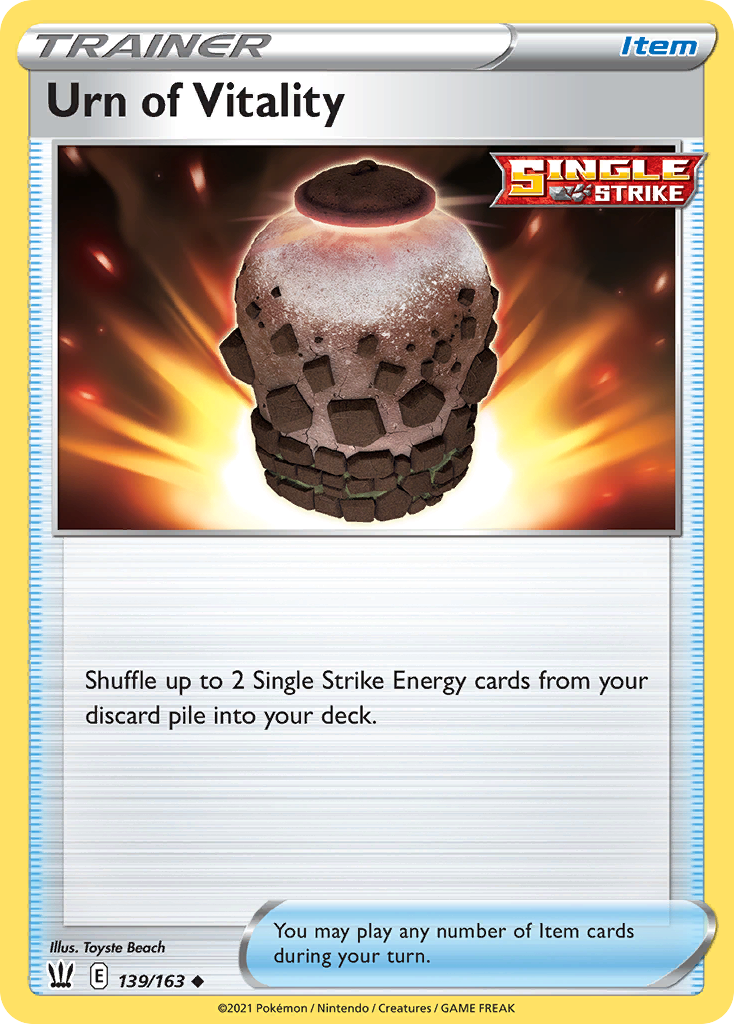 Urn of Vitality – Battle Styles 139 – Pokémon TCG single card Main image
