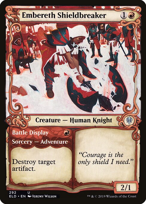 Embereth Shieldbreaker // Battle Display – Throne of Eldraine (ELD-292) Magic: The Gathering card | LC-REM-20260804-15150678212940-13b553f1-8107-42a8-841a-91adf71cff72 Hauptbild