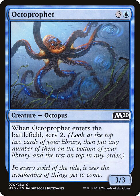 Octoprophet – Core 2020 (M20-70) Magic: The Gathering card